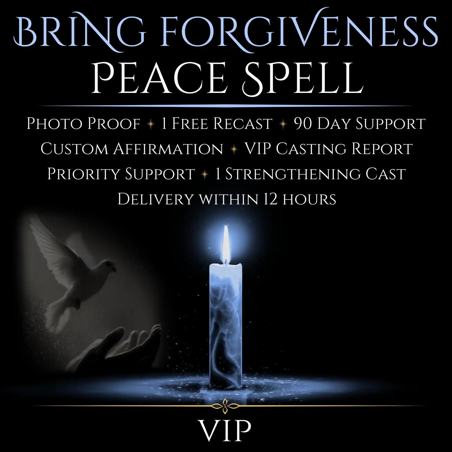 Bring Forgiveness Peace Spell