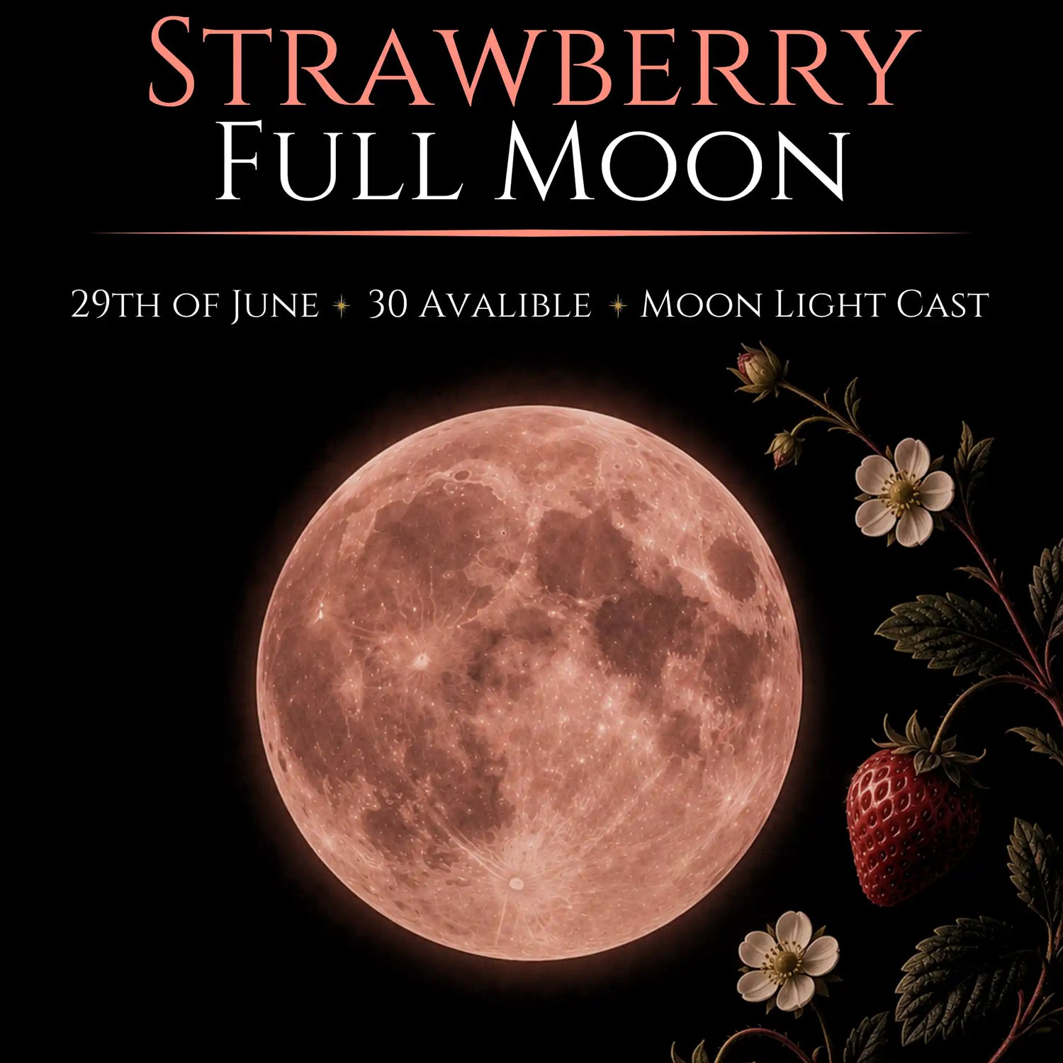 Strawberry Full Moon