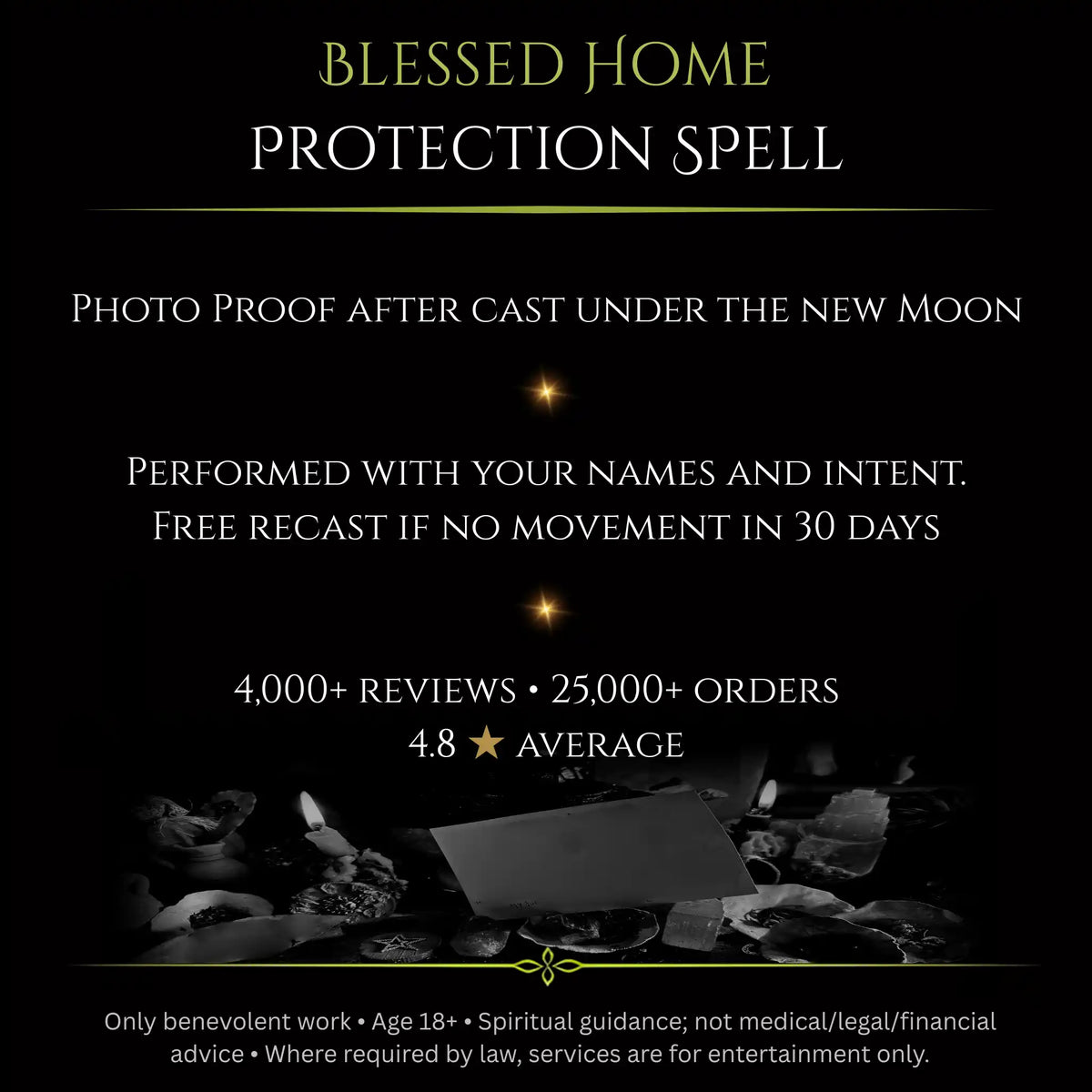 October New Moon Blessed Home Protection Spell