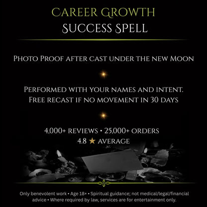 May New Moon Career Growth Success Spell