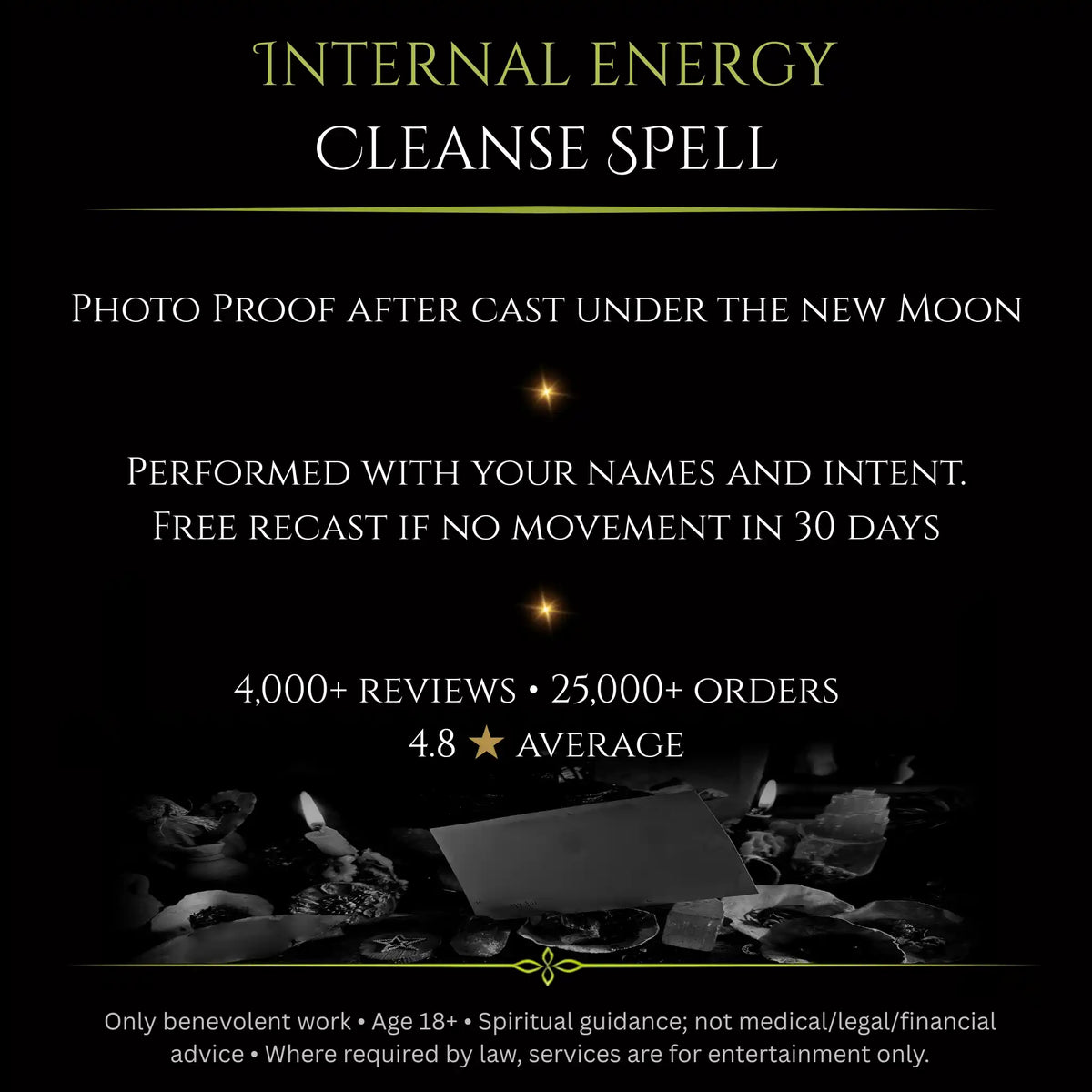 October New Moon Internal Energy Cleanse Spell