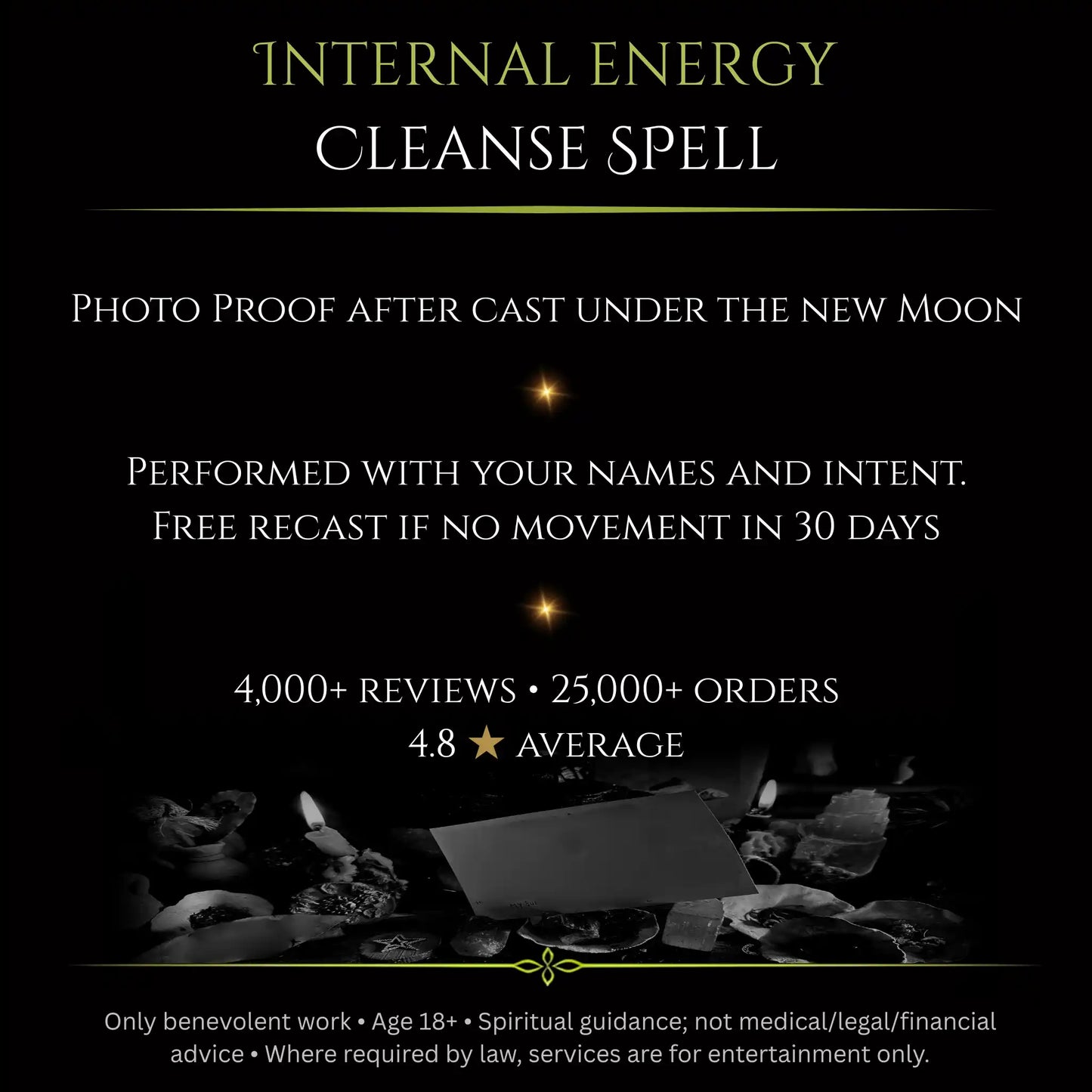 December New Moon Internal Energy Cleanse Spell