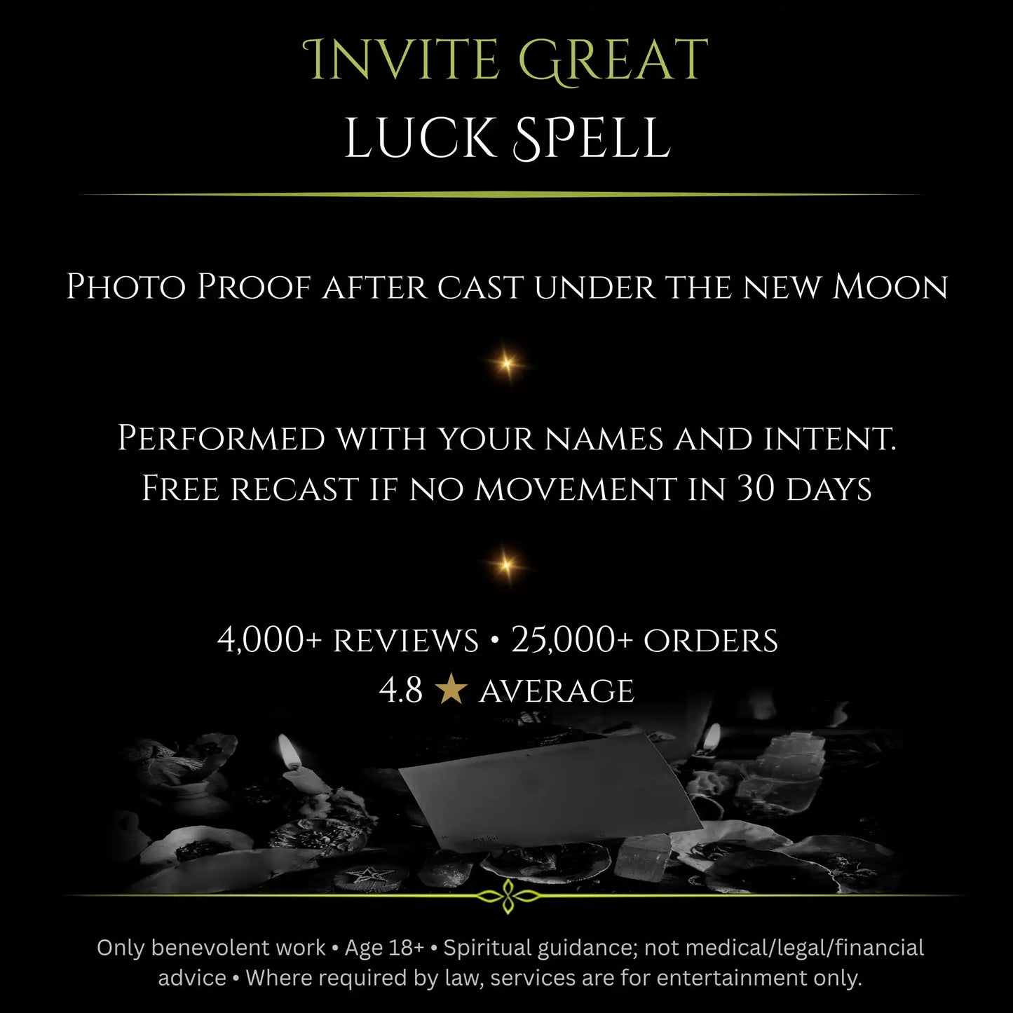 May New Moon Invite Great Luck Spell