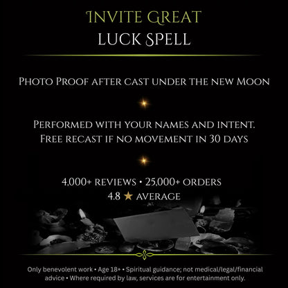 May New Moon Invite Great Luck Spell