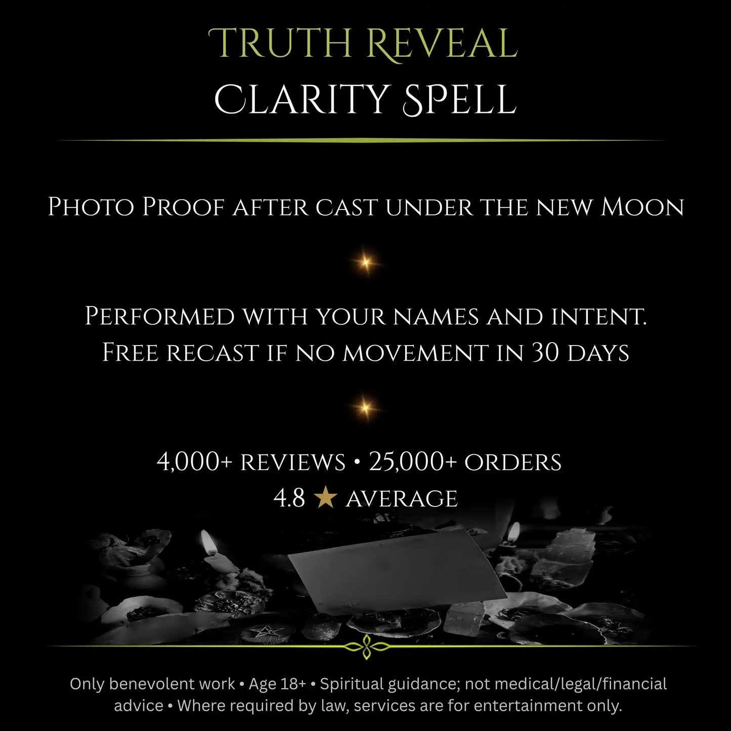 December New Moon Truth Reveal Clarity Spell