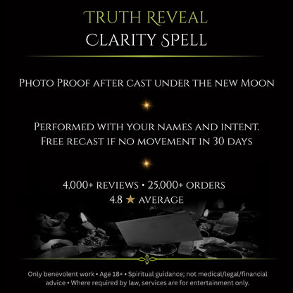 December New Moon Truth Reveal Clarity Spell