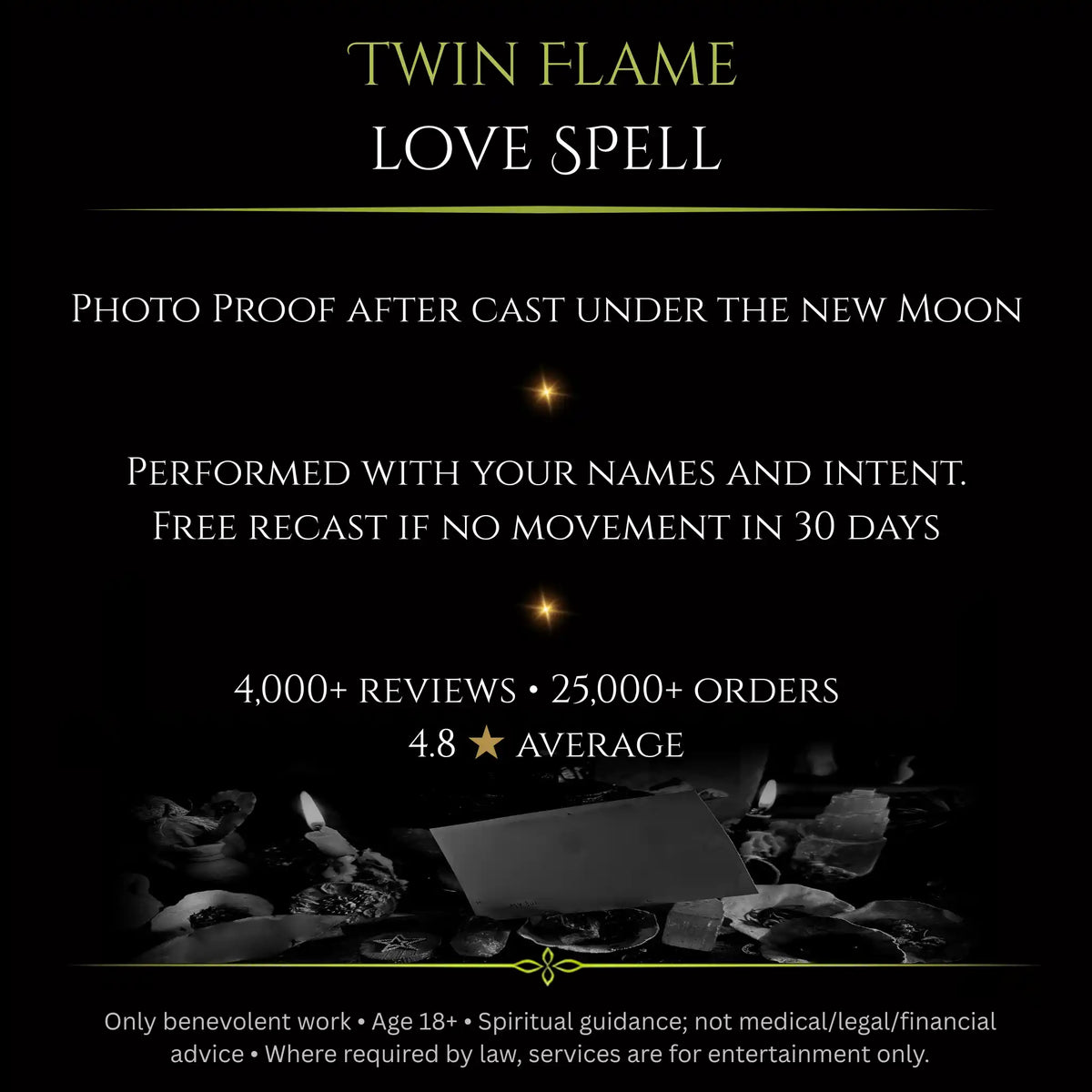 October New Moon Twin Flame Love Spell