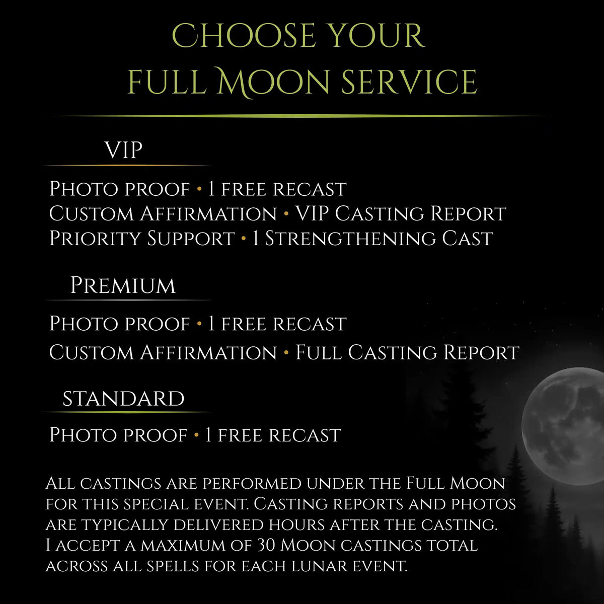 Hunter Full Moon Open Communication Clarity Spell