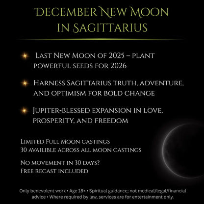 December New Moon Notice Me Attraction Spell