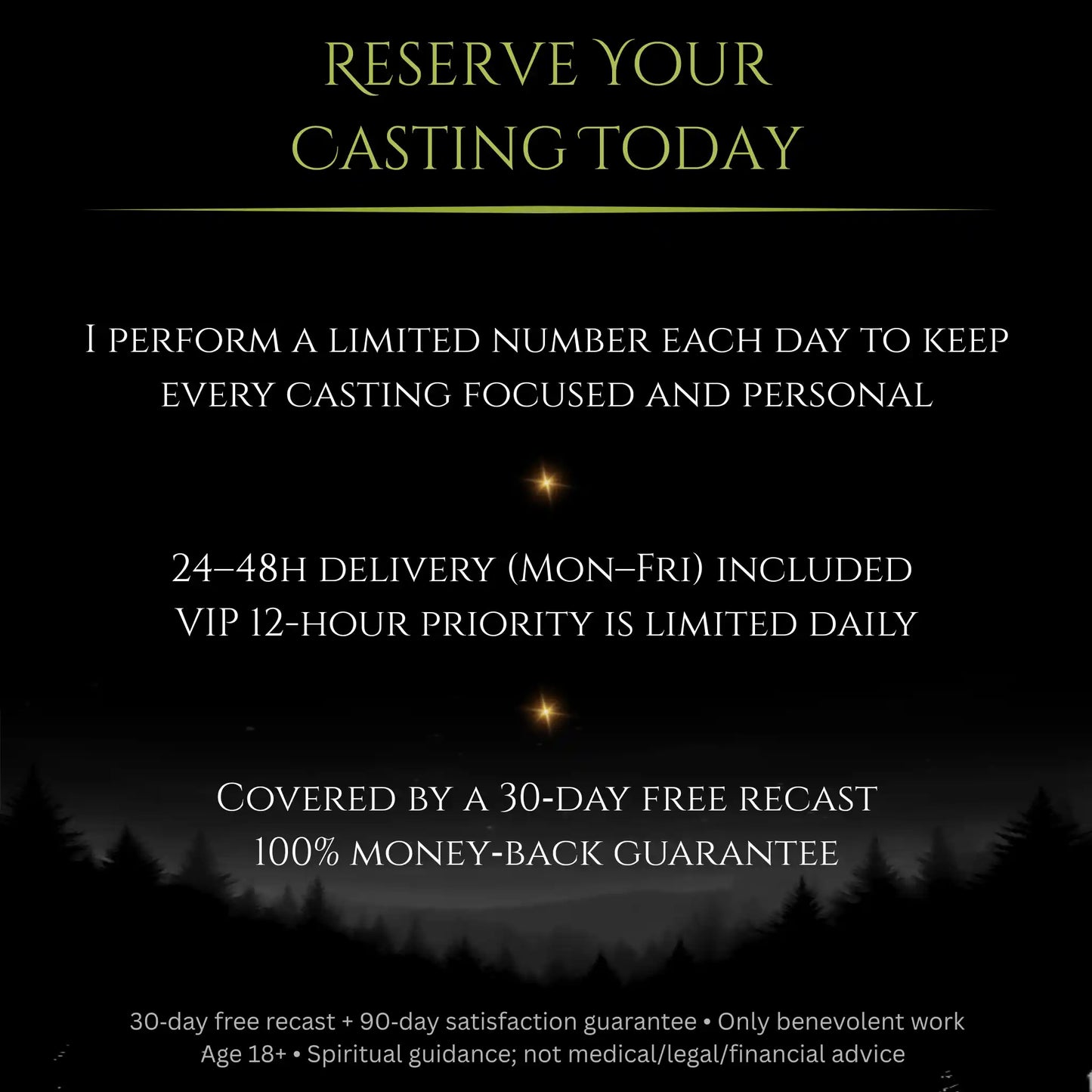 Make A Wish Bespoke Spell