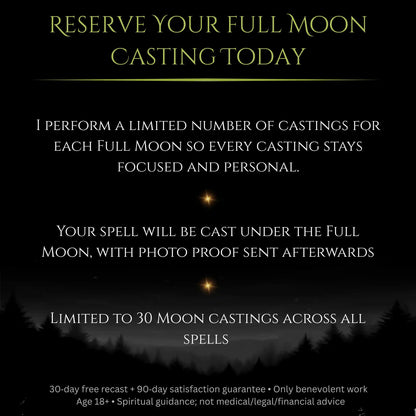 Pink Full Moon Anxiety Relief Peace Spell