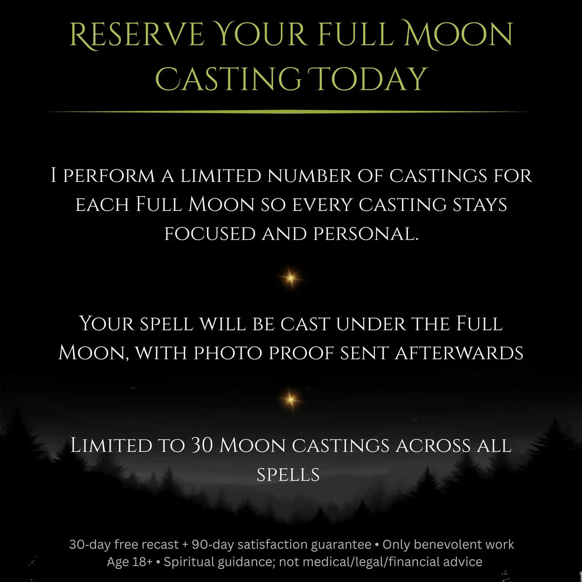 Hunter Full Moon Ignite Passion Lust Spell