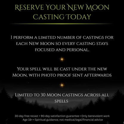 Blood Moon Lunar Eclipse Make A Wish Bespoke Spell