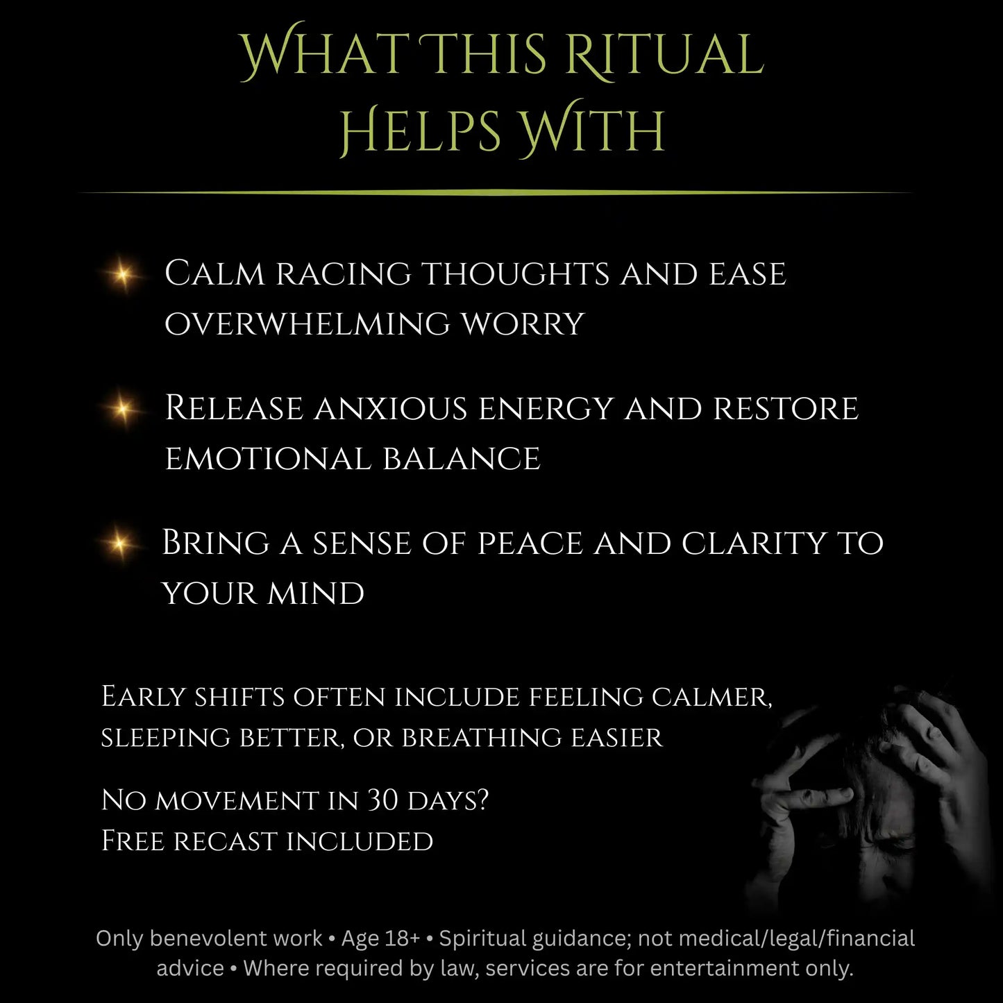 Anxiety Relief Peace Spell