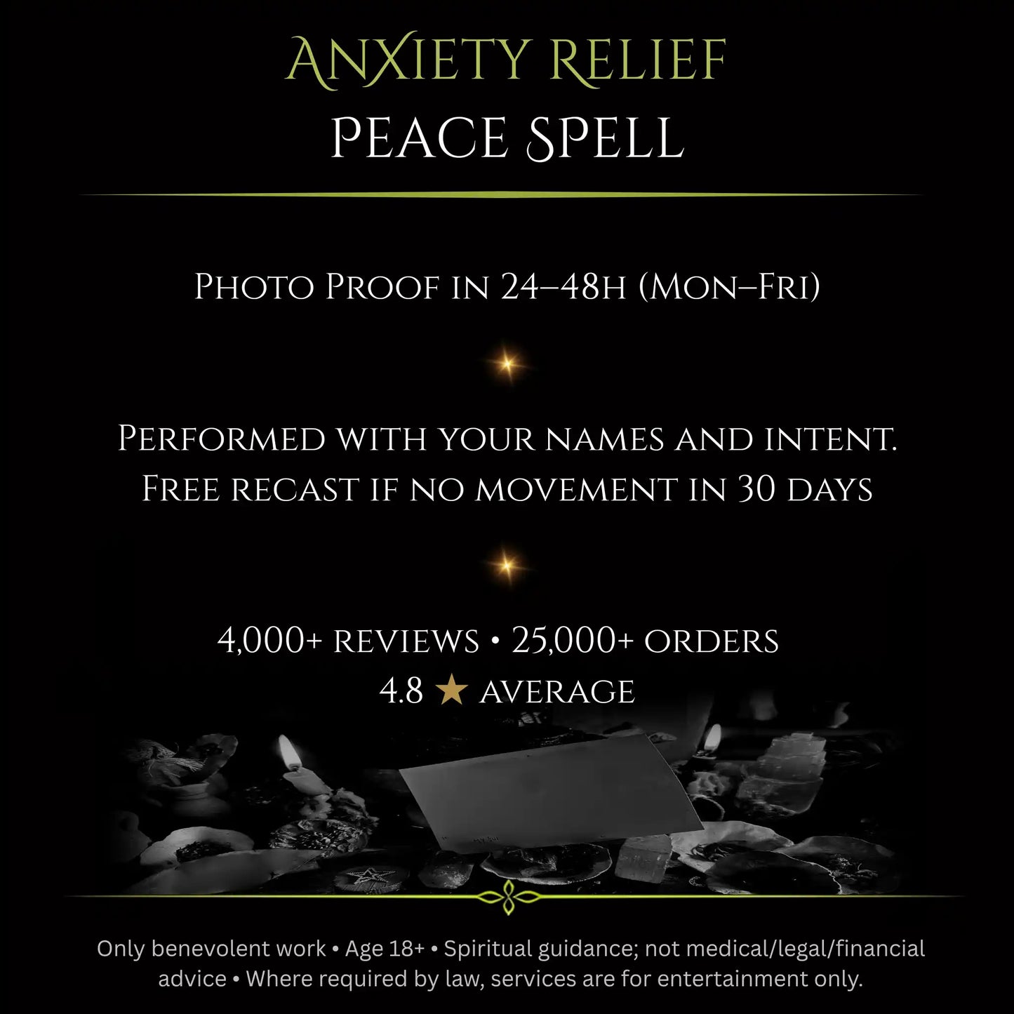 Anxiety Relief Peace Spell