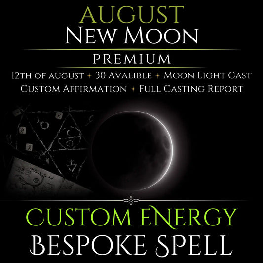 August New Moon Custom Energy Bespoke Spell