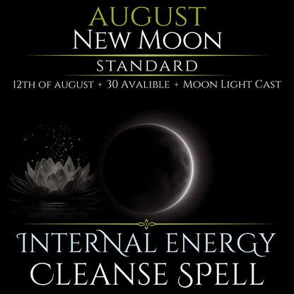 August New Moon Internal Energy Cleanse Spell
