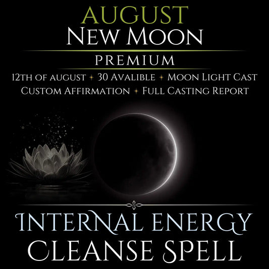August New Moon Internal Energy Cleanse Spell