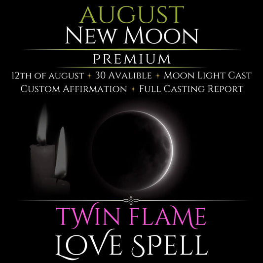 August New Moon Twin Flame Love Spell