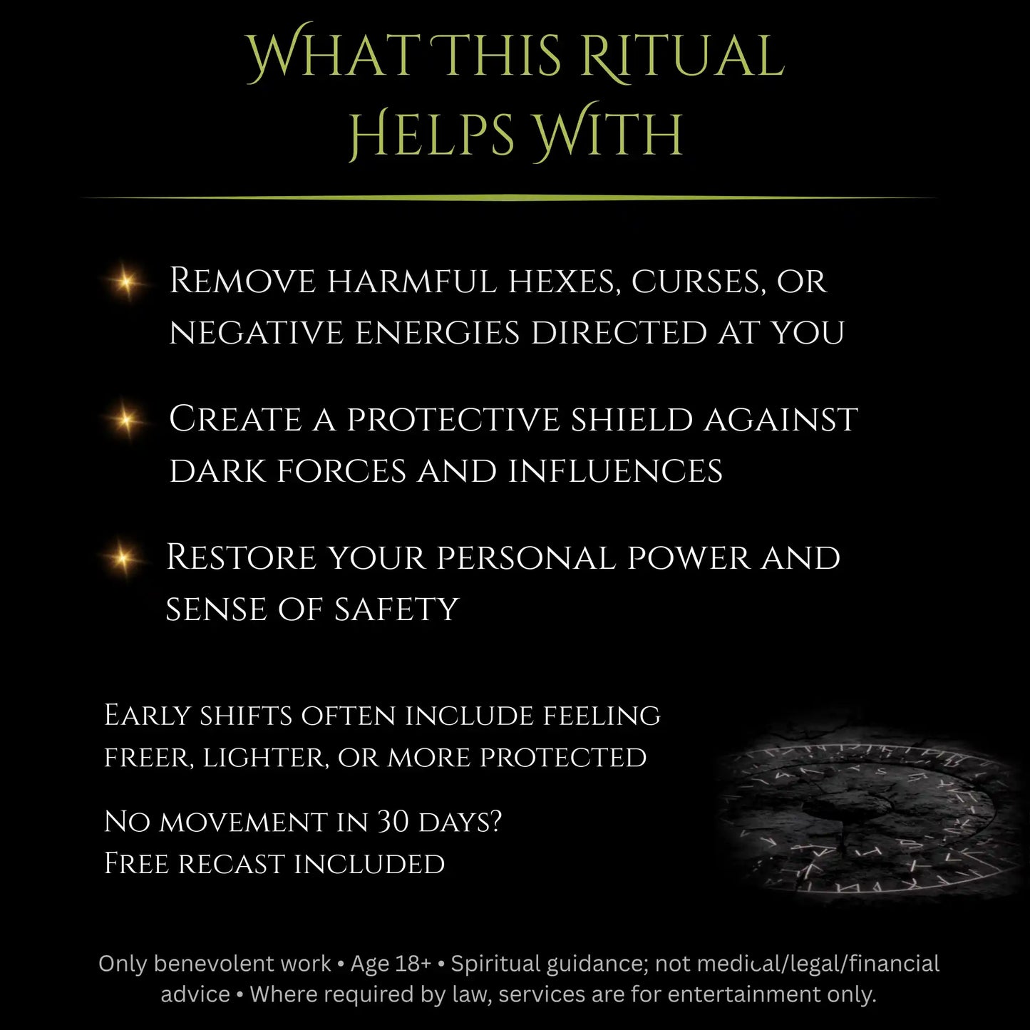 May New Moon Banish Evil Hex Removal Spell