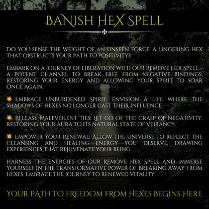 Crow Full Moon Banish Evil Hex Spell