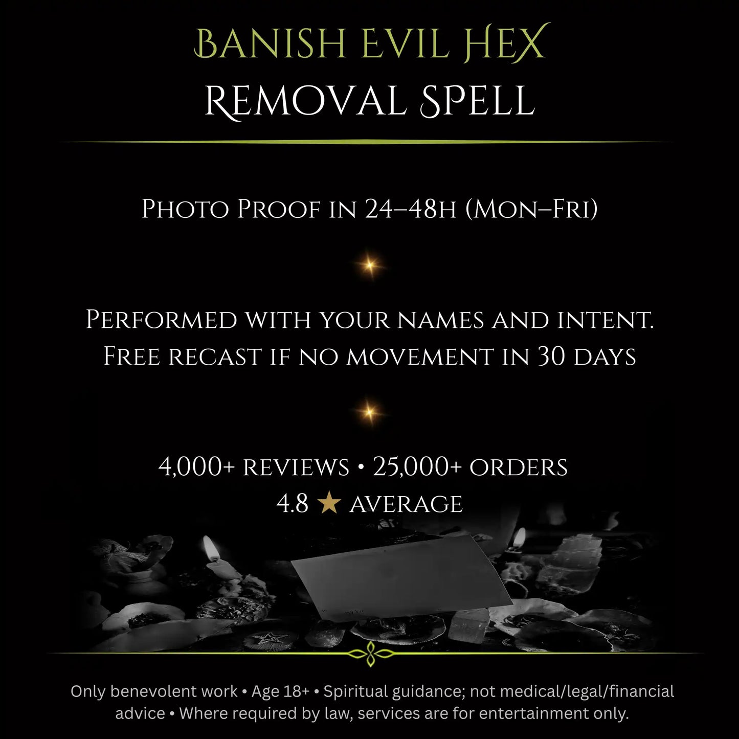 Banish Evil Hex Removal Spell