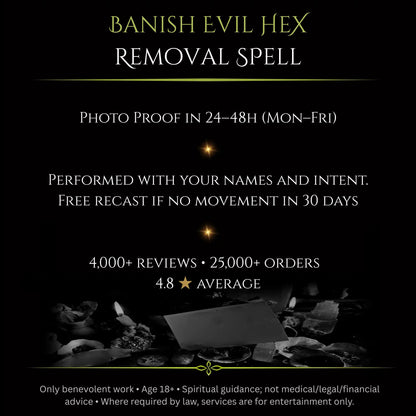 Banish Evil Hex Removal Spell