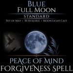 Blue Full Moon Bring Forgiveness Peace Spell