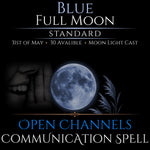 Blue Full Moon Open Communication Clarity Spell
