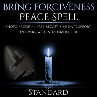 Bring Forgiveness Peace Spell