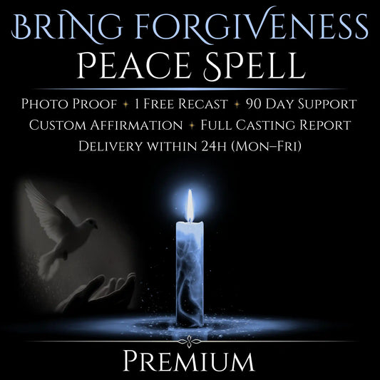 Bring Forgiveness Peace Spell