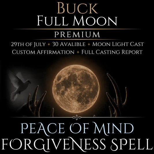 Buck Full Moon Bring Forgiveness Peace Spell