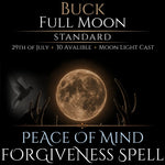 Buck Full Moon Bring Forgiveness Peace Spell