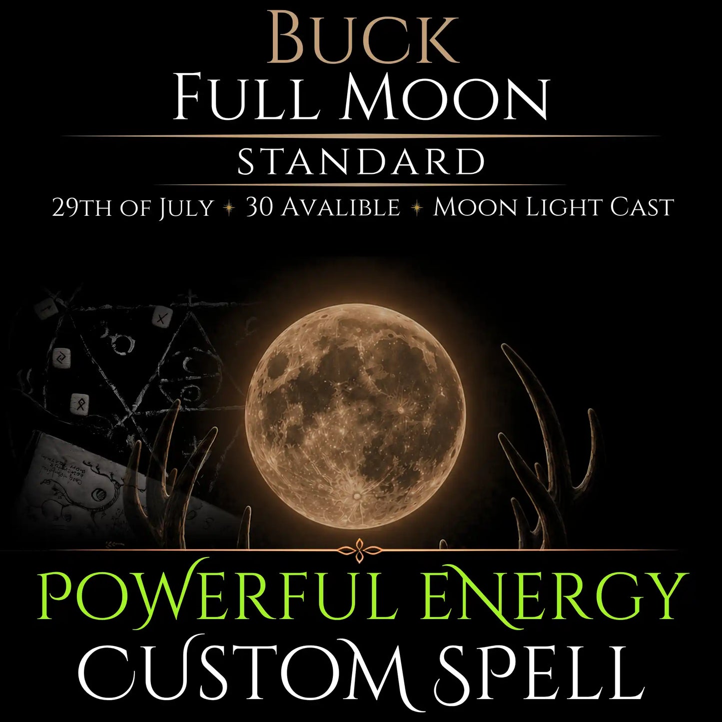 Buck Full Moon Custom Energy Bespoke Spell