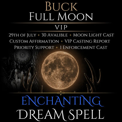 Buck Full Moon Enchanting Dream Connection Spell