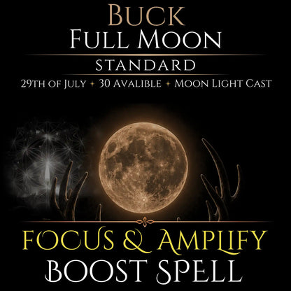 Buck Full Moon Focus & Amplify Boost Spell
