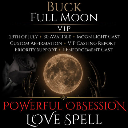 Buck Full Moon Intense Devotion Love Spell