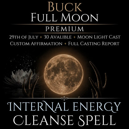 Buck Full Moon Internal Energy Cleanse Spell