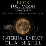 Buck Full Moon Internal Energy Cleanse Spell