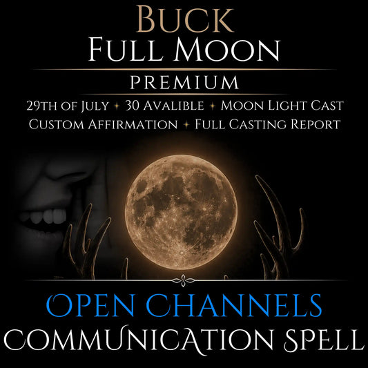 Buck Full Moon Open Communication Clarity Spell