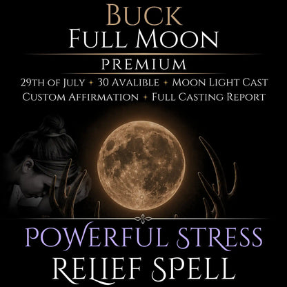 Buck Full Moon Stress Relief Peace Spell