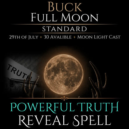 Buck Full Moon Truth Reveal Clarity Spell