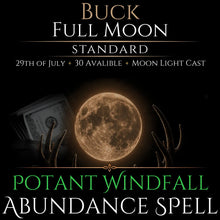 Buck Full Moon Windfall Abundance Money Spell
