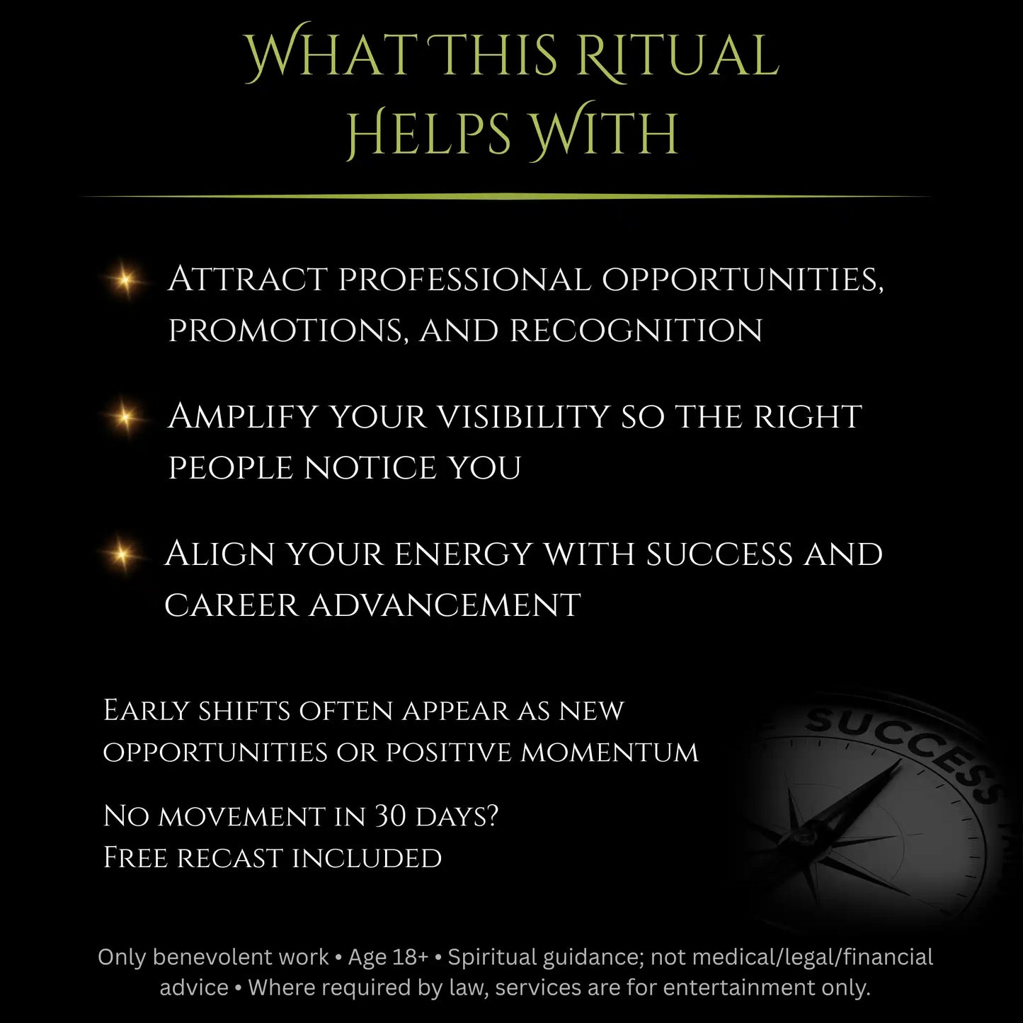 May New Moon Career Growth Success Spell