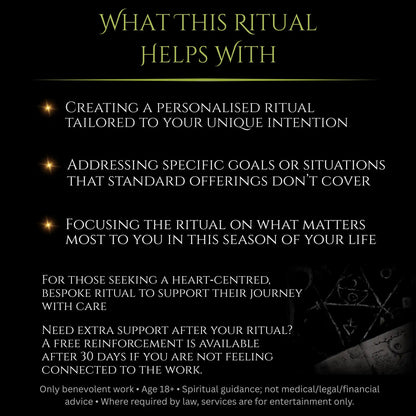 Custom Energy Ritual