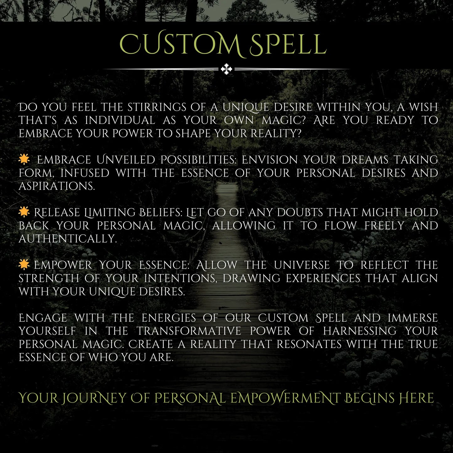 Powerful Energy Custom Spell