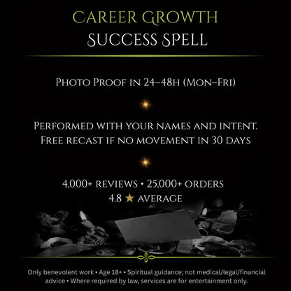 Career Growth Success Spell