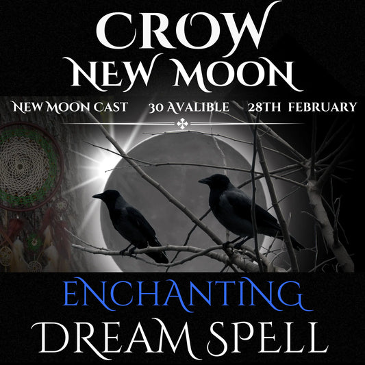 Crow New Moon Enchanting Dream Spell