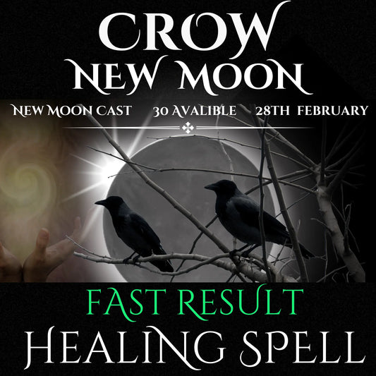 Crow New Moon Fast Results Healing Spell