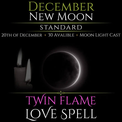 December New Moon Attract Twin Flame Spell